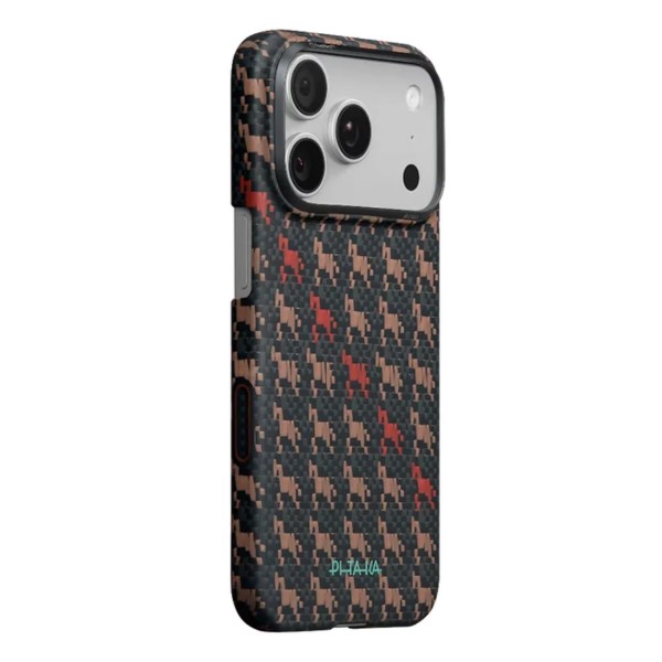 Фото - Чохол для смартфону Pitaka Edge Ultra-Slim Case Happiness Rides Ebony for iPhone 17 Pro (HR1707P)